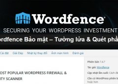 Wordfence Security – Plugin Bảo mật website wordpress